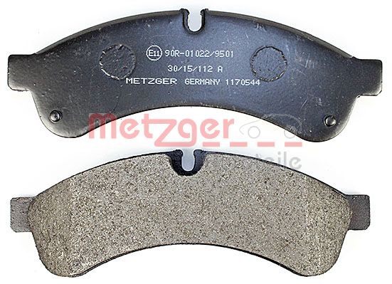 METZGER 1170544 Bremsbelagsatz, Scheibenbremse